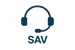 icone : sav, service clientèle